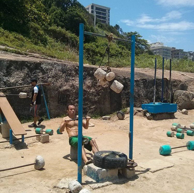 Picturesque gym in Ipanema
